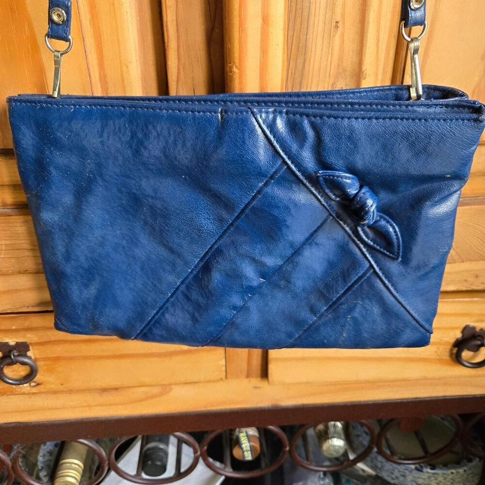 Vintage Women's Navy Envelope Bag